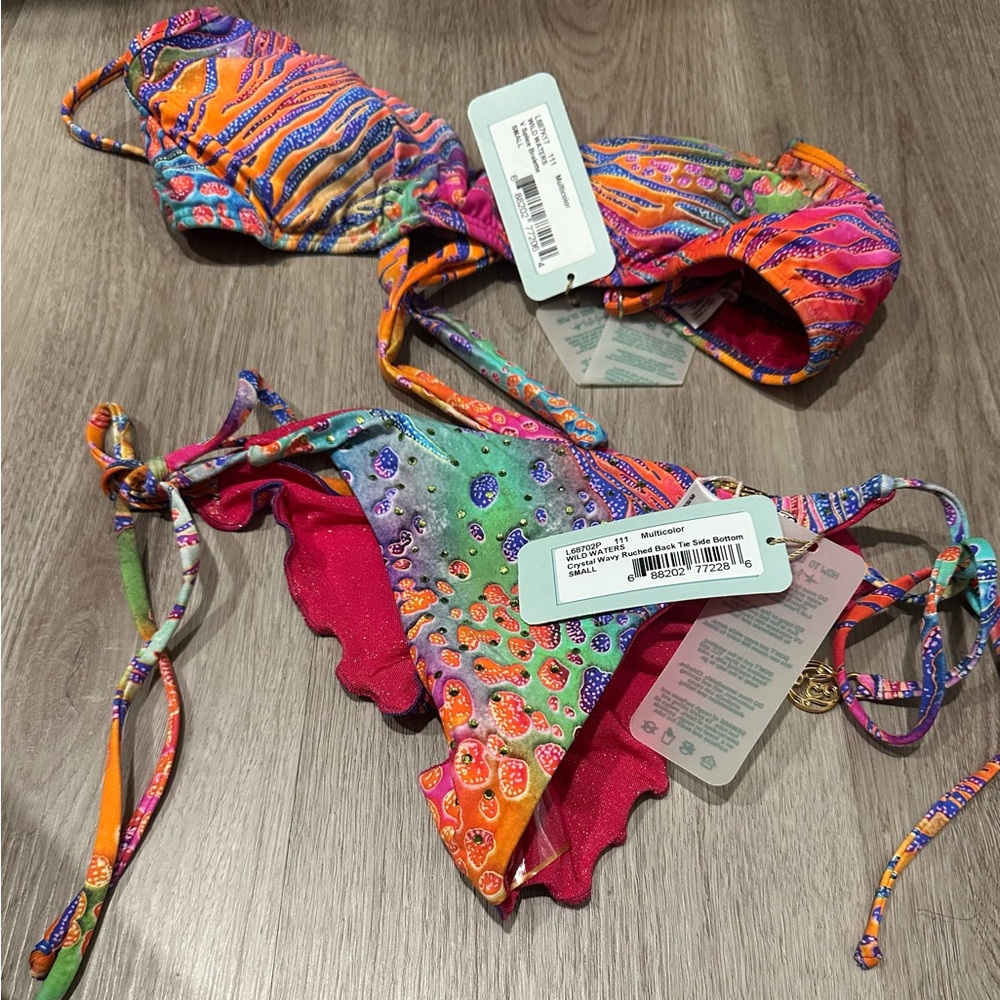 Luli Fama Multicolor Bikini Set